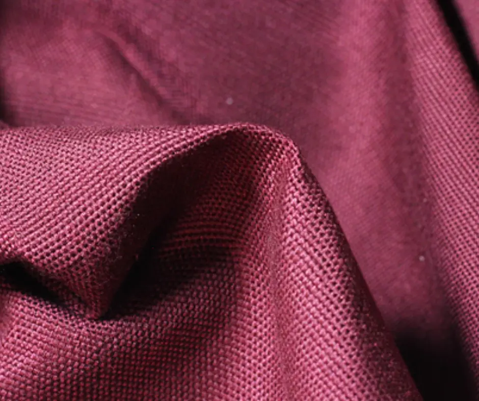 Beautiful wine colored Matte (Poly-Cotton) Aso Oke by Woven Market Africa
